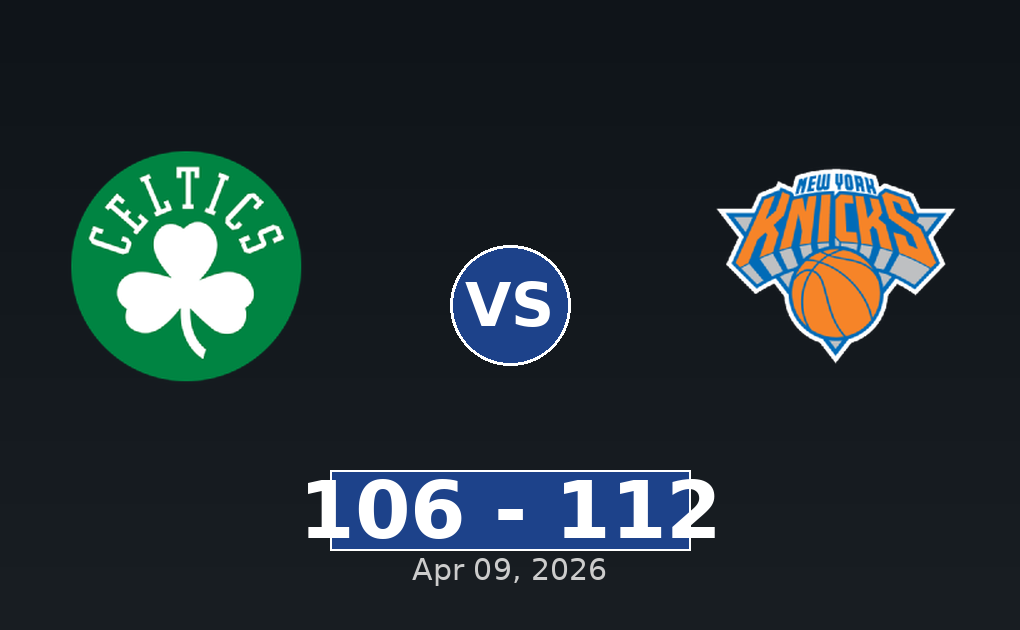 Boston Celtics vs New York Knicks Match Player Stats