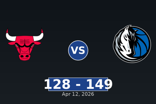 Chicago Bulls vs Dallas Mavericks Match Player Stats