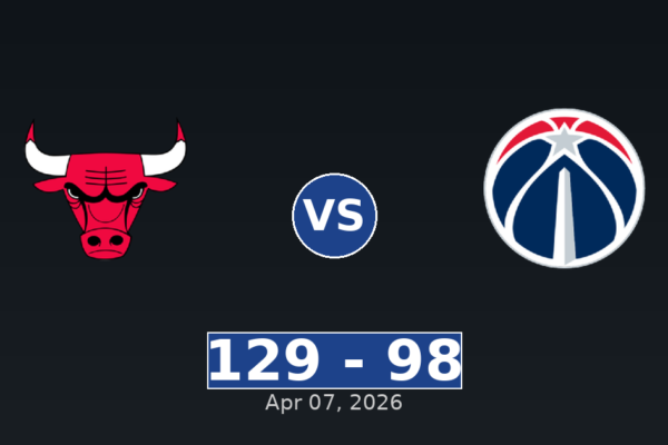 Chicago Bulls vs Washington Wizards Match Player Stats