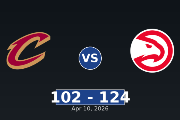 Cleveland Cavaliers vs Atlanta Hawks Match Player Stats
