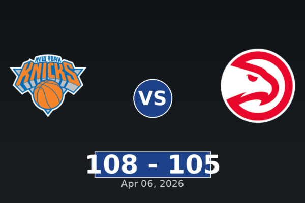New York Knicks vs Atlanta Hawks Match Player Stats